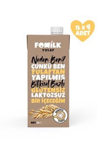 Fomilk Vegan Yulaf Sütü Laktozsuz 4'lü 1 lt