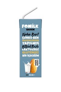 Fomilk Vegan Badem Sütü Laktozsuz 200 ml