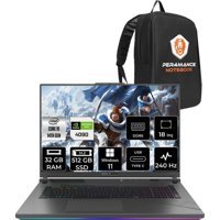 Asus ROG Strix Scar 18 N6100P397 N6100 Harici GeForce RTX 4090 Intel Core i9 14900HX 32 GB Ram 512 GB SSD 18 inç QHD Windows 11 Pro Oyuncu Laptop + PER4 Çanta