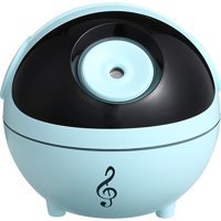 Buyfun Müzik Ruhu 2 W 350 ml Işıklı İyonizerli Taşınabilir Şarjlı Mini Soğuk Buhar Makinesi Mavi