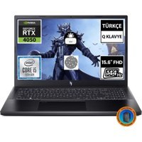 Acer Nitro 5 15 ANV15-51 NH.QNBEY.001A4 Harici GeForce RTX 4050 Intel Core i5 13420H 16 GB Ram 1 TB SSD 15.6 inç Full HD FreeDos Oyuncu Laptop