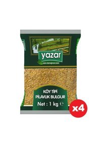 Yazar Köy Tipi Pilavlık Bulgur 4X1 kg