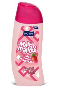 Hobby Marshmallow Çilekli Aromalı Nemlendirici Duş Jeli 500 ml