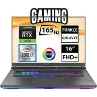 Asus ROG Strix G16 G614JU-N3196A4 Harici GeForce RTX 4050 Intel Core i7 13650HX 32 GB Ram 512 GB SSD 16 inç Full HD FreeDos Oyuncu Laptop