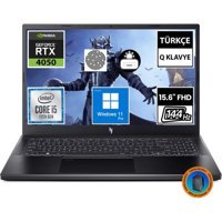 Acer Nitro 5 15 ANV15-51 NH.QNBEY.001A20-CNT021 Harici GeForce RTX 4050 Intel Core i5 13420H 8 GB Ram 512 GB SSD 15.6 inç Full HD Windows 11 Pro Oyuncu Laptop