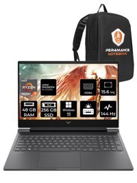 HP Victus 15 A42ZMEA Harici AMD Radeon RX 6500M AMD Ryzen 5 5600H 48 GB Ram 256 GB SSD 15.6 inç Full HD Windows 11 Home Laptop + PER4 Çanta