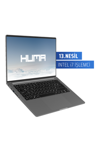 Monster HUMA H4 V4.2 Dahili Intel Iris Xe Graphics Eligible Intel Core i7 1360P 16 GB Ram 500 GB SSD 14 inç QHD FreeDos Laptop