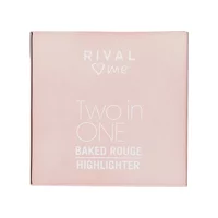 Rival Loves Me Two In One No:02 Peach Highlighter Paleti