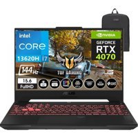 Asus TUF Gaming F15 FX507VI-LP09045 Harici GeForce RTX 4070 Intel Core i7 13620H 96 GB DDR5 Ram 512 GB SSD 15.6 inç Full HD Windows 11 Pro Oyuncu Laptop + WeblegelsinÇanta