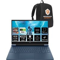 HP Victus 16 7Z4N2EAPN343 Harici GeForce RTX 3050 AMD Ryzen 5 7640HS 8 GB Ram 1 TB SSD 16.1 inç Full HD Windows 11 Home Oyuncu Laptop + PER4 Çanta