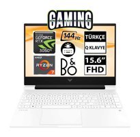 HP Victus 15 FB0004NT 71T71EA04 Harici GeForce RTX 3050 AMD Ryzen 7 5800H 64 GB Ram 512 GB SSD 15.6 inç Full HD FreeDos Oyuncu Laptop