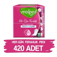 Molped Her Gün Ferah Organik 7 Adet 60'lı Normal Günlük Ped