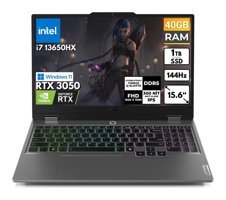 Lenovo LOQ 15IRX9 83DV00G5TBT10 Harici GeForce RTX 3050 Intel Core i7 13650HX 40 GB Ram 1 TB SSD 15.6 inç Full HD Windows 11 Pro Oyuncu Laptop