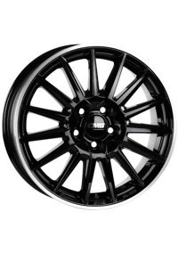 Cms 1263-08 Diamond Rim Black Gloss 16 inç 15 Kol Alaşımlı Jant 4 Adet