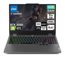 Lenovo LOQ 15IRX9 83DV00G5TBT26 Harici GeForce RTX 3050 Intel Core i7 13650HX 8 GB Ram 2 TB SSD 15.6 inç Full HD FreeDos Oyuncu Laptop