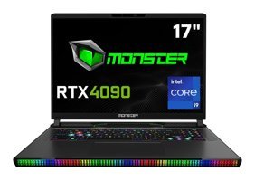 Monster Semruk 7 V9.3.2 Harici GeForce RTX 4090 Intel Core i9 13980HX 64 GB Ram 2 TB SSD 17 inç QHD FreeDos Oyuncu Laptop