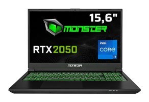 Monster Abra A5 V21.3.7 Harici GeForce RTX 2050 Intel Core i7 12700H 8 GB Ram 500 GB SSD 15.6 inç Full HD Windows 11 Home Oyuncu Laptop