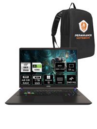 MSI Vector 17 HX A13VIG-674XTR Harici GeForce RTX 4090 Intel Core i9 13980HX 48 GB Ram 1 TB SSD 17 inç QHD Windows 11 Pro Oyuncu Laptop + PER4 Çanta