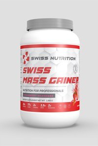 Swiss Nutrition Çilekli Dondurma Aromalı 15 Servis Kilo Aldırıcı Karbonhidrat 1500 gr Toz