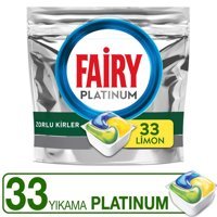 Fairy Platinum Limon Tablet Bulaşık Makinesi Deterjanı 33 Adet