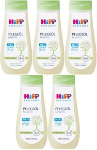 Hipp Babysanft Organik Bademli Bebek Masaj Yağı 5x200 ml