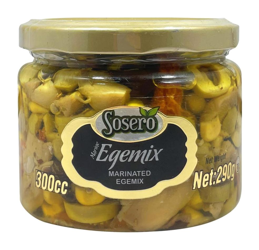 Sosero Egemix Yağlı Zeytin Kavanoz 290 gr