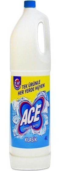 Ace Kokusuz Banyo-Mutfak İçin Sıvı Çamaşır Suyu 4 lt