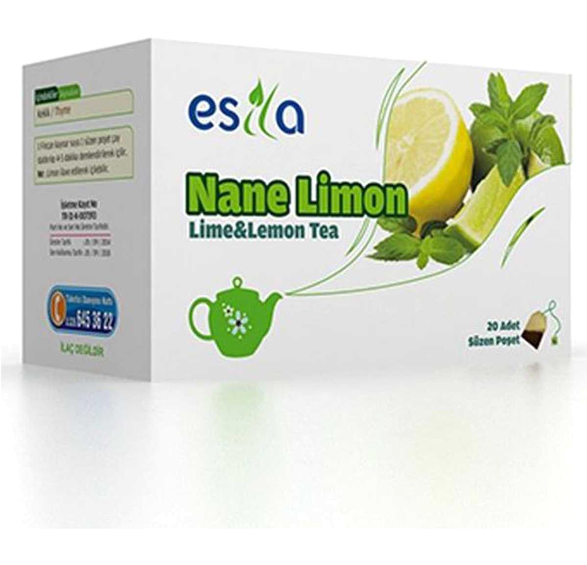 Esila Nane Limon Bitki Çayı 20 Adet