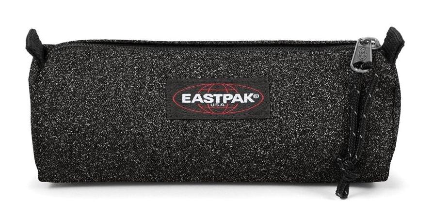 Eastpak Benchmark Single Spark EK372N98 Gri Düz Bez Çift Gözlü Silindir Cüzdan Kalemlik