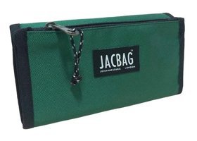 Jacbag Duplex Haki Düz Katlanabilir Cüzdan Kalemlik