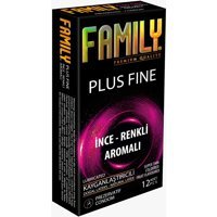 Family Plus Fine İnce Prezervatif 12'li