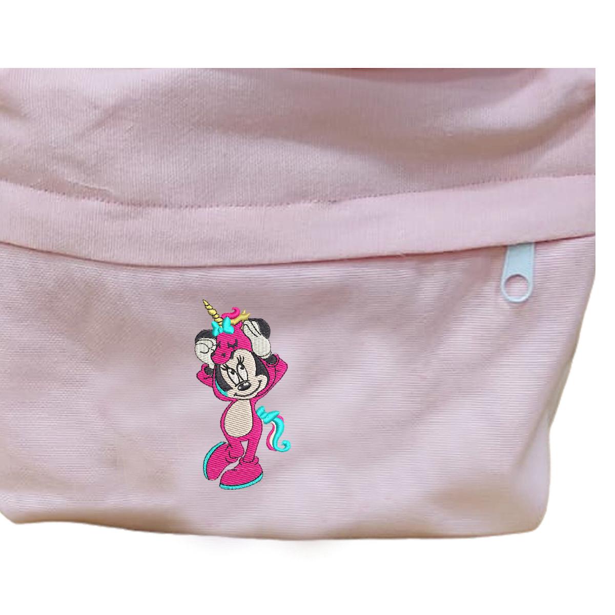 Sister Home Design Minnie Mouse Disney 2 Gözlü Pembe Anaokulu Kız Çocuk Sırt Çantası