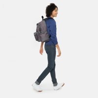 Eastpak Çizgili 2 Gözlü Gri Lise-Üniversite Unisex Sırt Çantası