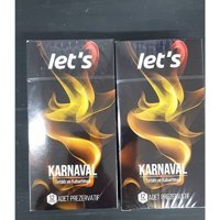 Let's Karnaval Tırtıklı Prezervatif 2x12'li