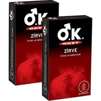 Okey Zirve Tırtıklı Kabartmalı Prezervatif 2x10'lu