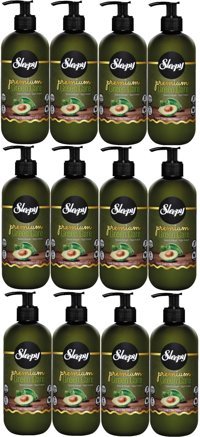 Sleepy Avokado Alkolsüz Vegan Parabensiz Organik Nemlendiricili 12'li 500 ml Sıvı Sabun