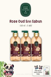 Eyüp Sabri Tuncer Zeytinyağlı Alkolsüz Vegan Parabensiz Organik Nemlendiricili 3'lü 500 ml Sıvı Sabun