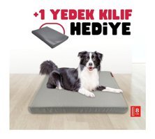 Xpermate Ortopedik Yıkanabilir Orta Irk İç Mekan Köpek Yatağı Gri