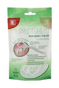 Pakdent Aromasız Kürdanlı Diş İpi