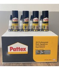 Pattex 2K Kokusuz 400 ml+70 ml 12'li Sıvı-Sprey Hızlı Yapıştırıcı