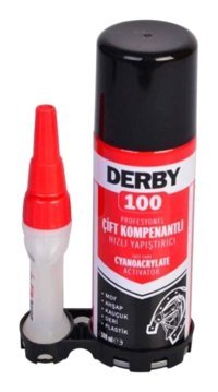 Derby Kokusuz 100 ml+25 ml Tekli Sıvı-Sprey Hızlı Yapıştırıcı