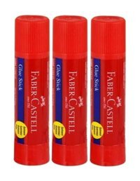 Faber Castell Kokusuz 10 gr 3'lü Jel Hızlı Yapıştırıcı