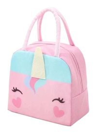 Shisa Store Unicorn Unicornlu Yıkanabilir Organik Pembe Beslenme Çantası