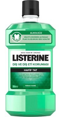 Listerine Alkolsüz Nane Aromalı 500 ml Ağız Gargarası