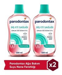 Parodontax Alkolsüz Nane Aromalı 500x2 ml Ağız Gargarası