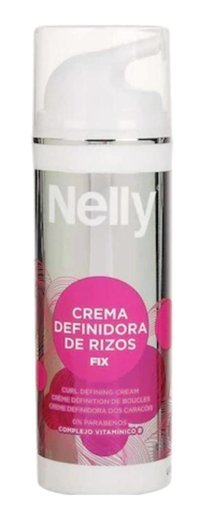 Nelly Crema Definidora de Rizos Silikonsuz Sülfatsız Hacim Veren Tuzsuz Keratinli Boyalı Saçlar Kıvırcık Saçlar İçin Durulanmayan Kadın Saç Kremi 150 ml