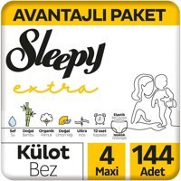 Sleepy 4 Numara Külot Bebek Bezi 144'lü