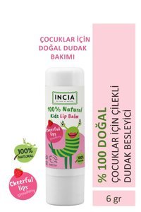 Incia Doğal Çilekli Çocuk Dudak Nemlendirici Balm 6 gr