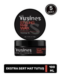 Yusines Styling Matte Mat Krem Sert 5x100 ml Wax