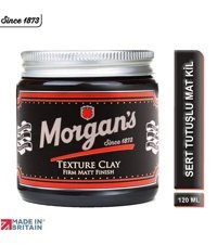 Morgan’s Texture Clay Firm Matt Finish Mat Krem Sert Killi Organik 120 ml Pomad